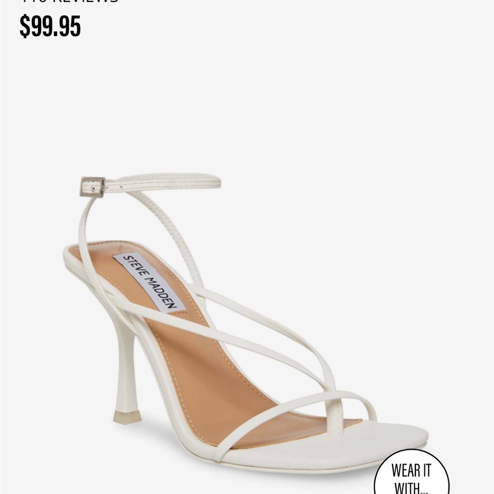 I am selling these white shoes from steve madden brand new never worn